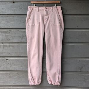 Paige Mayslie Jogger Vintage Rouge Glow Pink Size 28